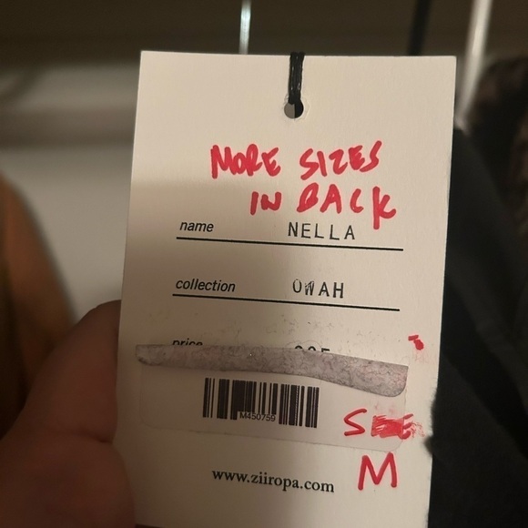 🖤”Zii Ropa” Nella Flowy Black Maxi Dress w/ 3/4 Sleeves and Tie-Back Size M 🖤 - Picture 9 of 11